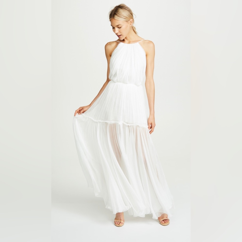 NWT Maria Lucia Hohan White Calypso Dress 34